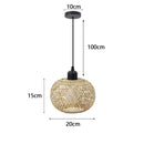 Luminária Pendente de Bambu Luma