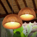 Luminária Pendente de Bambu Encantos