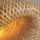 Kit 3 Luminárias Pendente de Bambu Rattan Loom