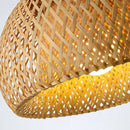 Kit 3 Luminárias Pendente de Bambu Rattan Loom