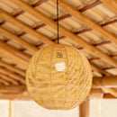 Luminária Pendente de Palha Nawi